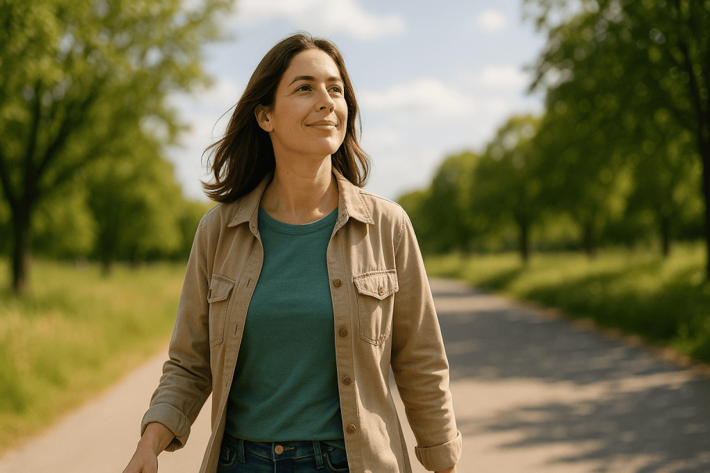 Person finding strength after emotional fraud