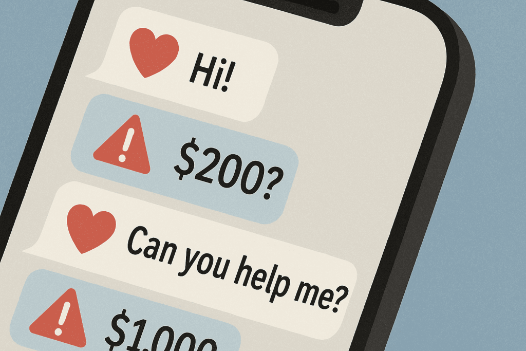 money-requests-dating-chat-warning