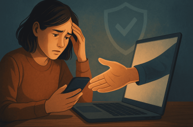 Online blackmail help and digital safety support