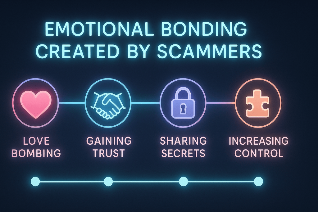 Visual representation of Fake Emotional Bonds being built over time.