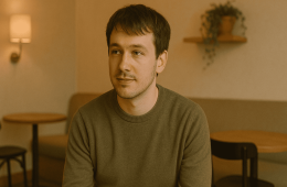 Introverted man thinking about improving his dating life