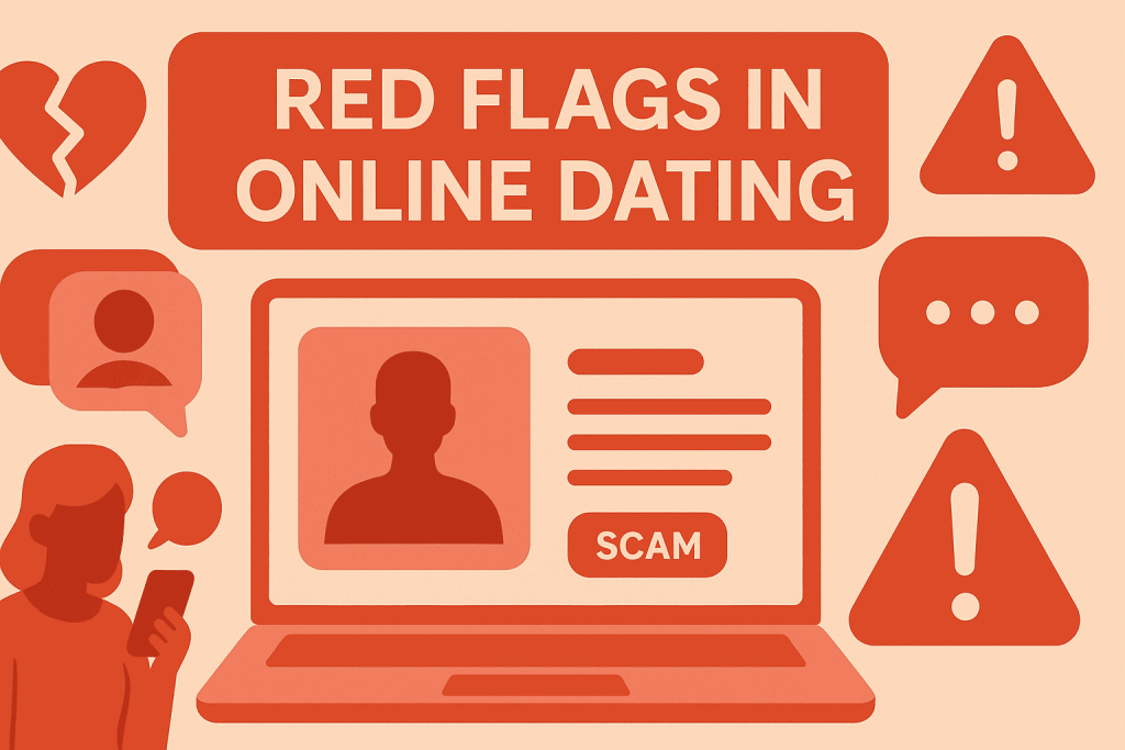 Warning signs of online dating fraud for users
