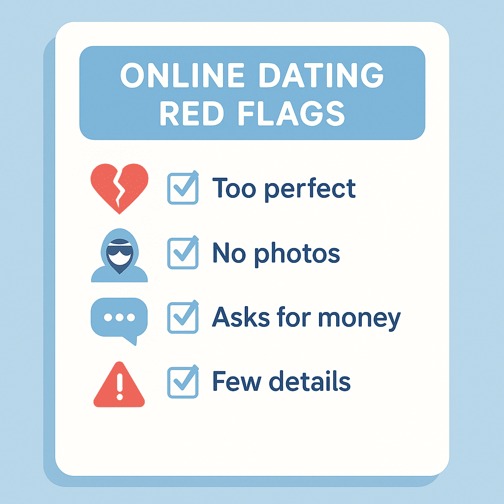 Red flags when verifying someone you meet online