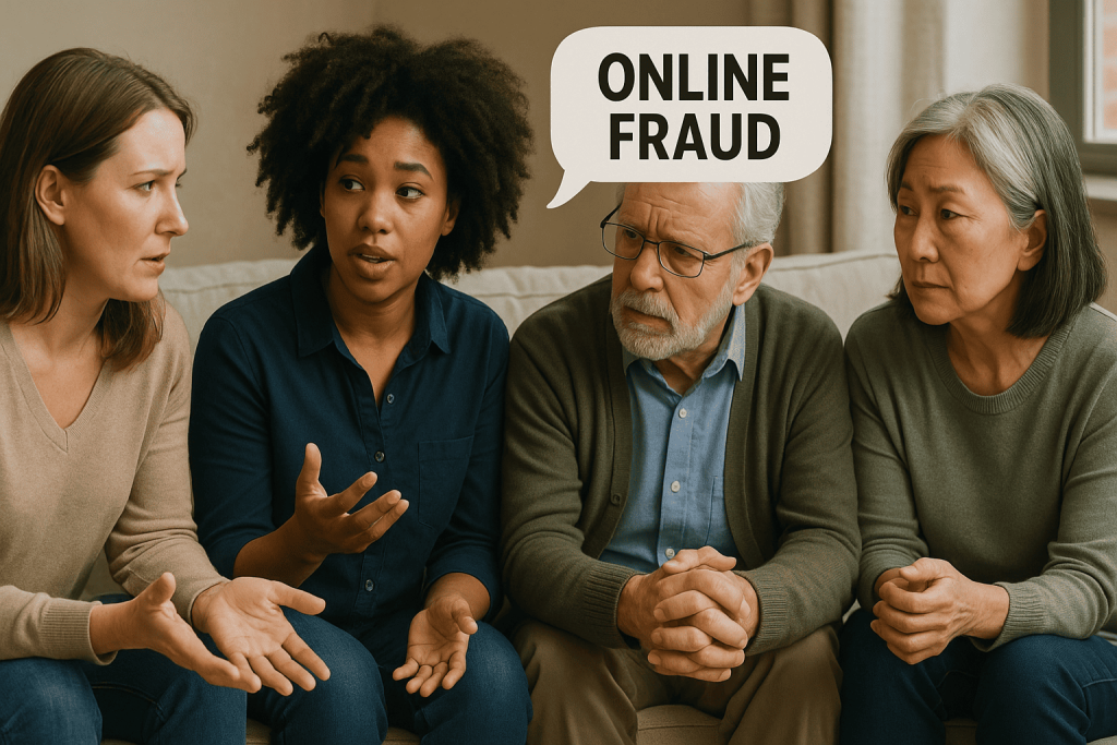 Victims sharing their experiences of online dating fraud